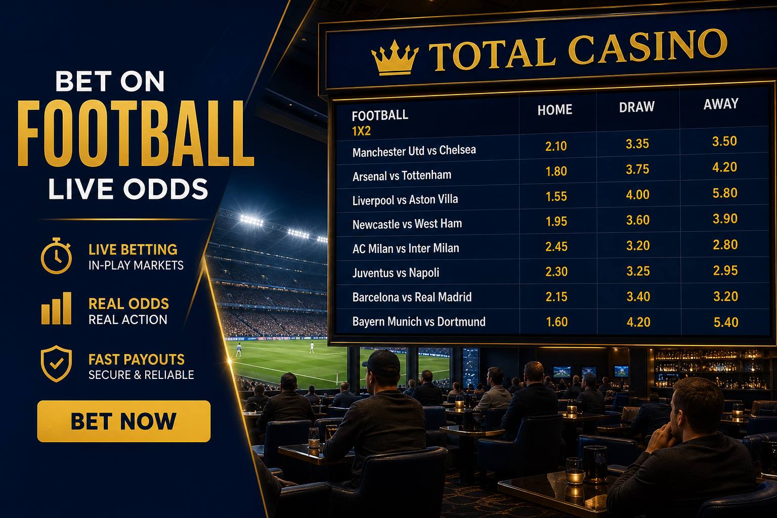 Total Casino odds promo